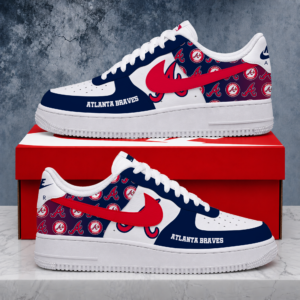 Limited Edition – Customized MLB Atlanta Braves Air Force 1 Shoes