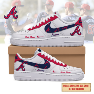 Limited Edition – Customized MLB Atlanta Braves Air Force 1 Shoes