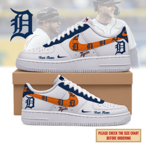 Limited Edition – Customized MLB Detroit Tigers Air Force 1 Shoes