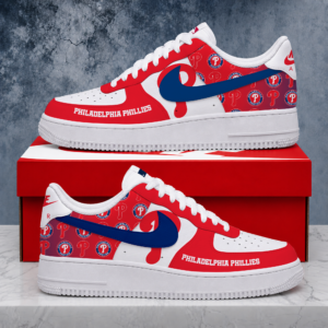 Limited Edition – Customized MLB Philadelphia Phillies Air Force 1 Shoes