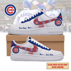 Limited Edition – Customized MLB Chicago Cubs Air Force 1 Shoes