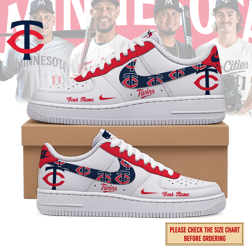 Limited Edition – Customized MLB Minnesota Twins Air Force 1 Shoes