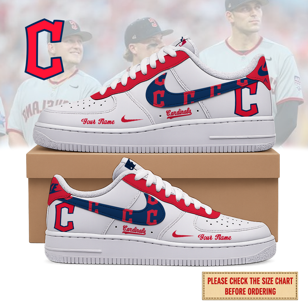 Limited Edition – Customized MLB Cleveland Guardians Air Force 1 Shoes
