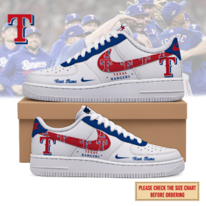 Limited Edition – Customized MLB Texas Rangers Air Force 1 Shoes