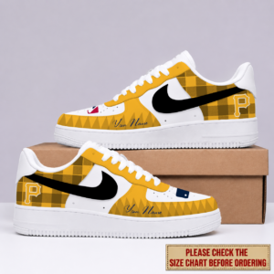 Limited Edition – Customized MLB Pittsburgh Pirates Air Force 1 Shoes