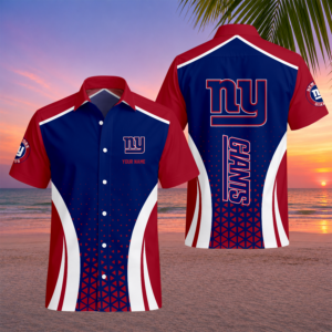 Limited Edition – Customized NFL New York Giants Unisex Hawaiian Shirt