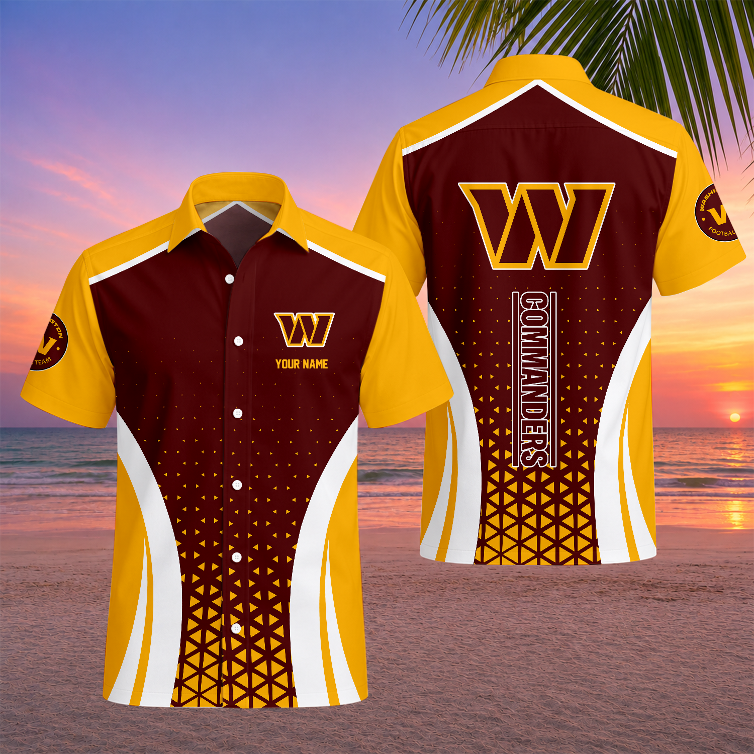 Limited Edition – Customized NFL Washington Commanders Unisex Hawaiian Shirt