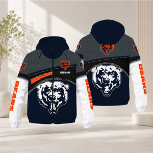 Limited Edition – Customized NFL Chicago Bears Windbreaker Jacket