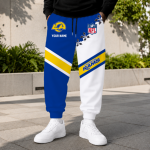 Limited Edition – Customized NFL Los Angeles Rams Sweatpants