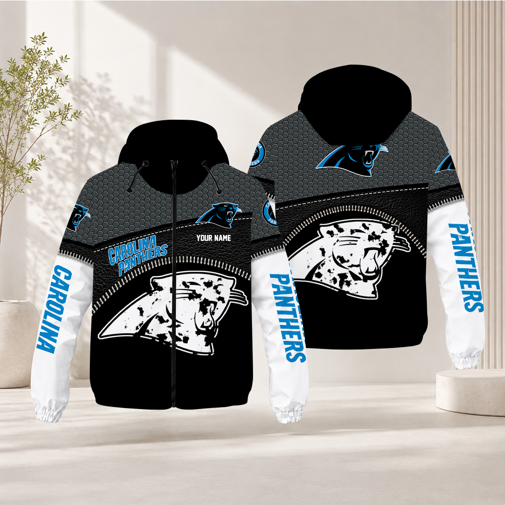 Limited Edition – Customized NFL Carolina Panthers Windbreaker Jacket