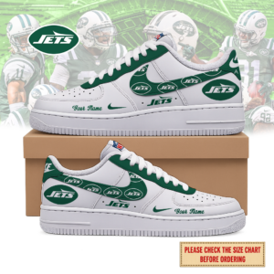 Limited Edition – Customized NFL New York Jets Air Force 1 Shoes