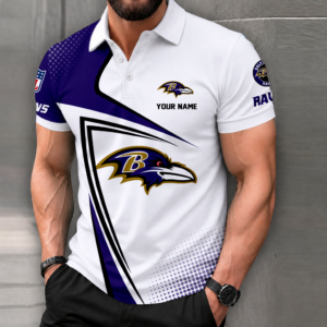 Limited Edition – Customized NFL Baltimore Ravens Polo Shirt