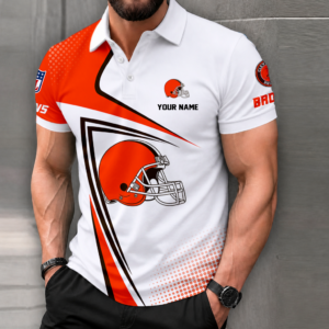 Limited Edition – Customized NFL Cleveland Browns Polo Shirt