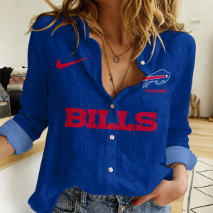 Limited Edition – Customized NFL Buffalo Bills Women Casual Shirt