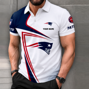 Limited Edition – Customized NFL New England Patriots Polo Shirt