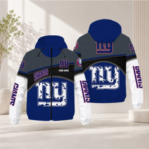 Limited Edition – Customized NFL New York Giants Windbreaker Jacket