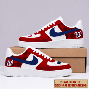 Limited Edition – Customized MLB Washington Nationals Air Force 1 Shoes