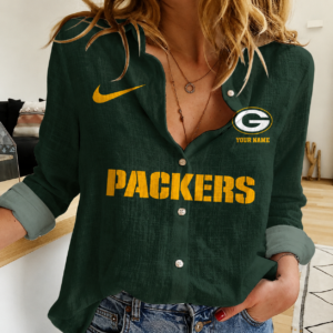 Limited Edition – Customized NFL Green Bay Packers Women Casual Shirt