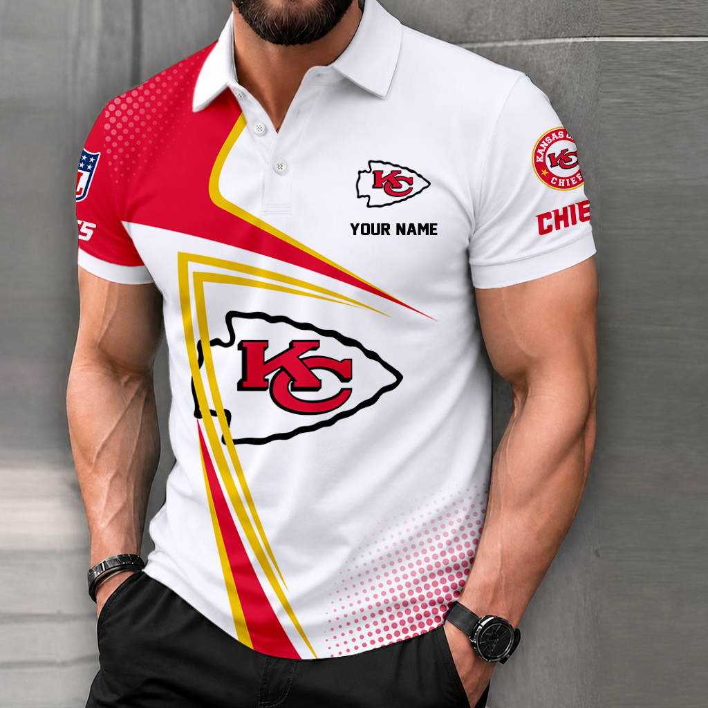 Limited Edition – Customized NFL Kansas City Chiefs Polo Shirt
