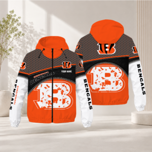 Limited Edition – Customized NFL Cincinnati Bengals Windbreaker Jacket