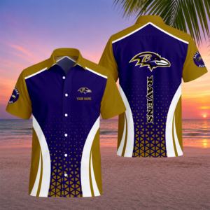 Limited Edition – Customized NFL Baltimore Ravens Unisex Hawaiian Shirt