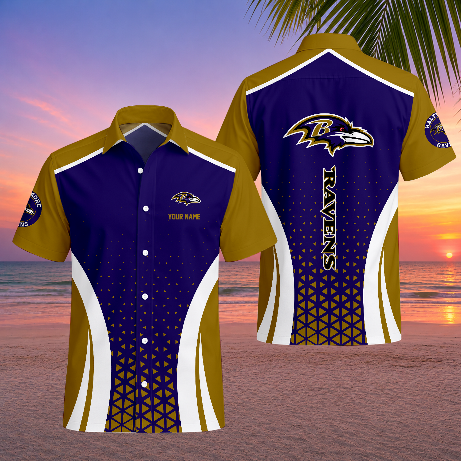 Limited Edition – Customized NFL Baltimore Ravens Unisex Hawaiian Shirt