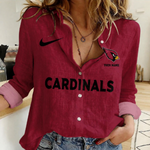Limited Edition – Customized NFL Arizona Cardinals Women Casual Shirt