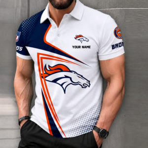 Limited Edition – Customized NFL Denver Broncos Polo Shirt