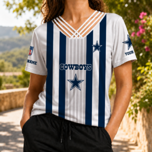 Limited Edition – Customized NFL Dallas Cowboys V-Neck Shirt