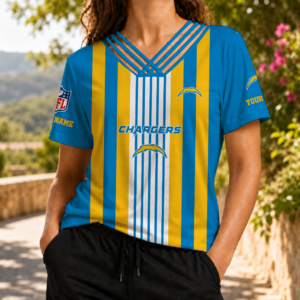 Limited Edition – Customized NFL Los Angeles Chargers V-Neck Shirt