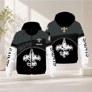 Limited Edition – Customized NFL New Orleans Saints Windbreaker Jacket