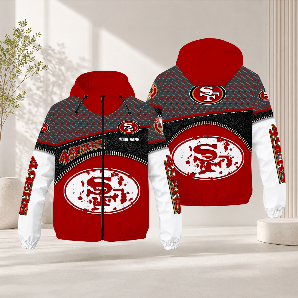 Limited Edition – Customized NFL San Francisco 49Ers Windbreaker Jacket