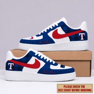 Limited Edition – Customized MLB Texas Rangers Air Force 1 Shoes