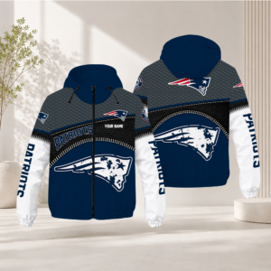 Limited Edition – Customized NFL New England Patriots Windbreaker Jacket