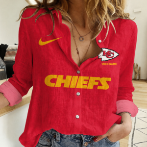 Limited Edition – Customized NFL Kansas City Chiefs Women Casual Shirt