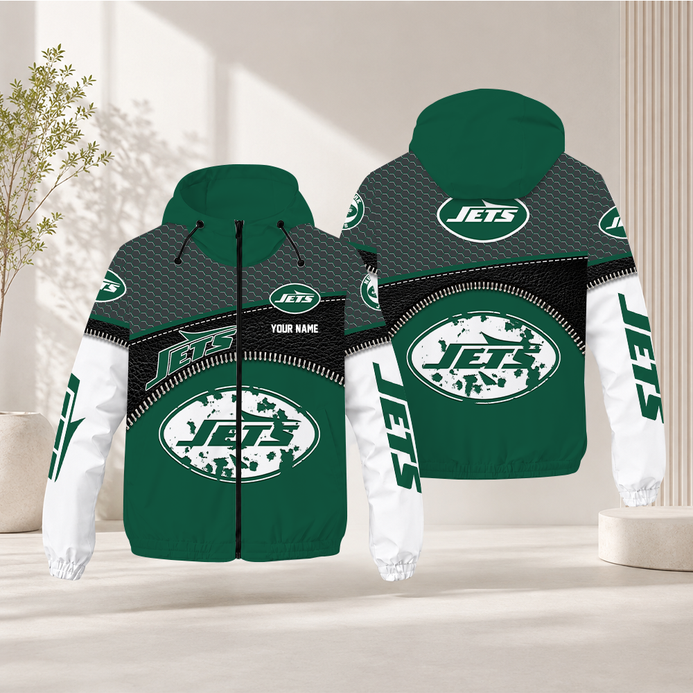 Limited Edition – Customized NFL New York Jets Windbreaker Jacket