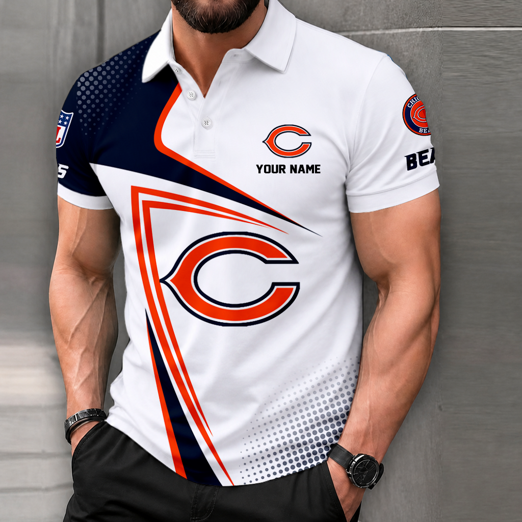 Limited Edition – Customized NFL Chicago Bears Polo Shirt