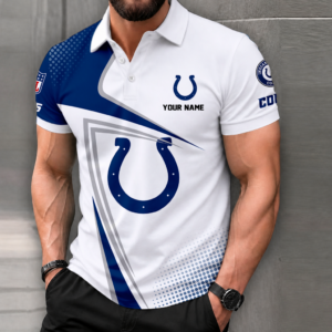 Limited Edition – Customized NFL Indianapolis Colts Polo Shirt
