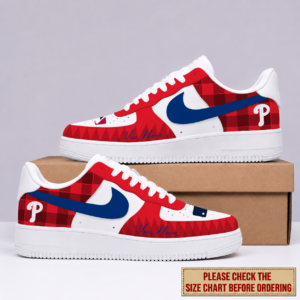 Limited Edition – Customized MLB Philadelphia Phillies Air Force 1 Shoes