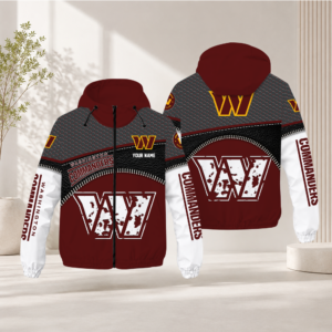 Limited Edition – Customized NFL Washington Commanders Windbreaker Jacket