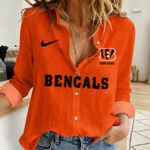 Limited Edition – Customized NFL Cincinnati Bengals Women Casual Shirt