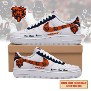 Limited Edition – Customized NFL Chicago Bears Air Force 1 Shoes