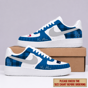Limited Edition – Customized MLB Los Angeles Dodgers Air Force 1 Shoes