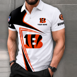 Limited Edition – Customized NFL Cincinnati Bengals Polo Shirt