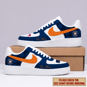 Limited Edition – Customized MLB Houston Astros Air Force 1 Shoes