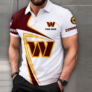 Limited Edition – Customized NFL Washington Commanders Polo Shirt
