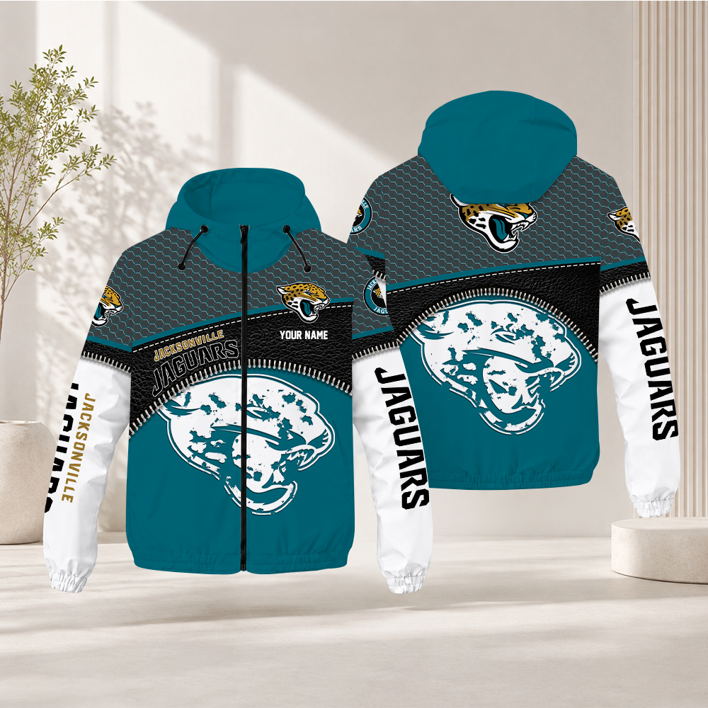 Limited Edition – Customized NFL Jacksonville Jaguars Windbreaker Jacket