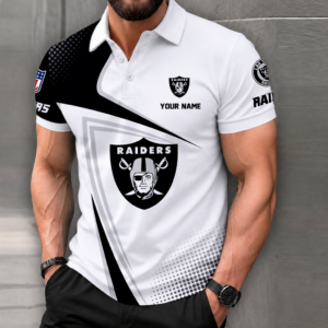 Limited Edition – Customized NFL Las Vegas Raiders Polo Shirt