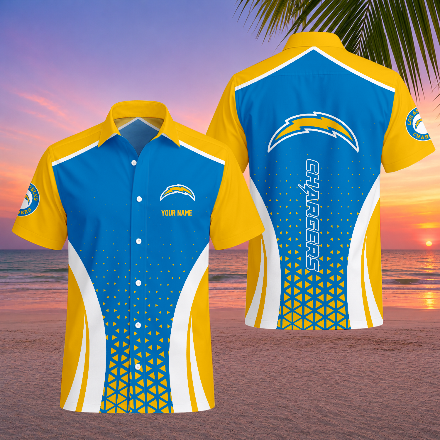 Limited Edition – Customized NFL Los Angeles Chargers Unisex Hawaiian Shirt