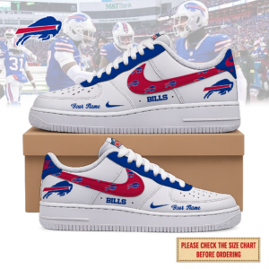 Limited Edition – Customized NFL Buffalo Bills Air Force 1 Shoes